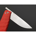 Андрей Кулаков фрикционный нож KUL0169 сталь K110 satin, рукоять G10 red