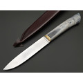 Kappush Knife нож Бычак КМ014 сталь M390, рукоять стаб. Рог лося, латунь Kappush Knife нож Бычак КМ014 сталь M390, рукоять стаб. Рог лося, латунь