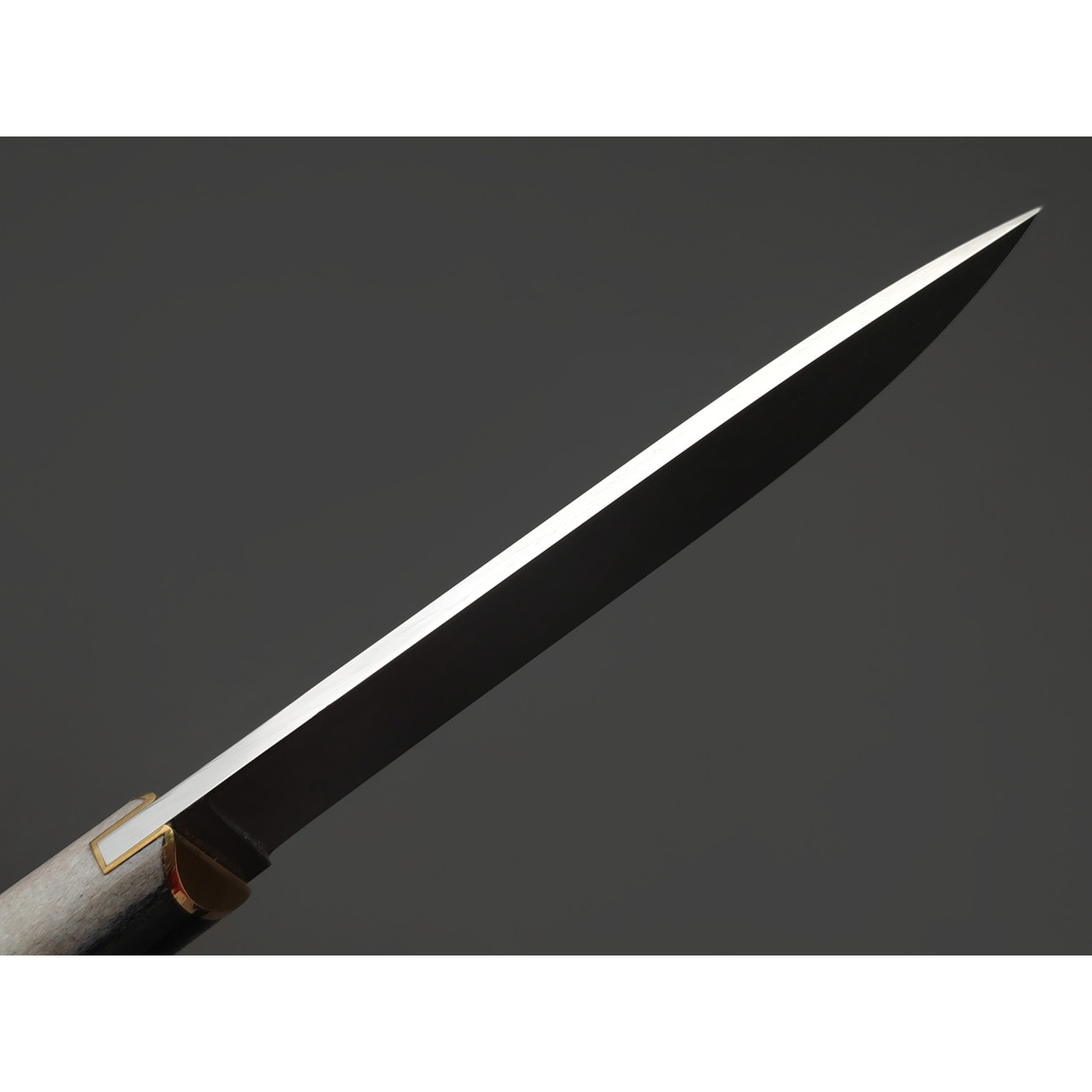 Kappush Knife нож Бычак КМ014 сталь M390, рукоять стаб. Рог лося, латунь