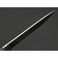 Kappush Knife нож Бычак КМ015 сталь 440C, рукоять Стабилизированное дерево синее, латунь