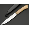 Kappush Knife нож Бычак КМ024 сталь Х12МФ, рукоять стаб. Берёзовый шпальт, латунь