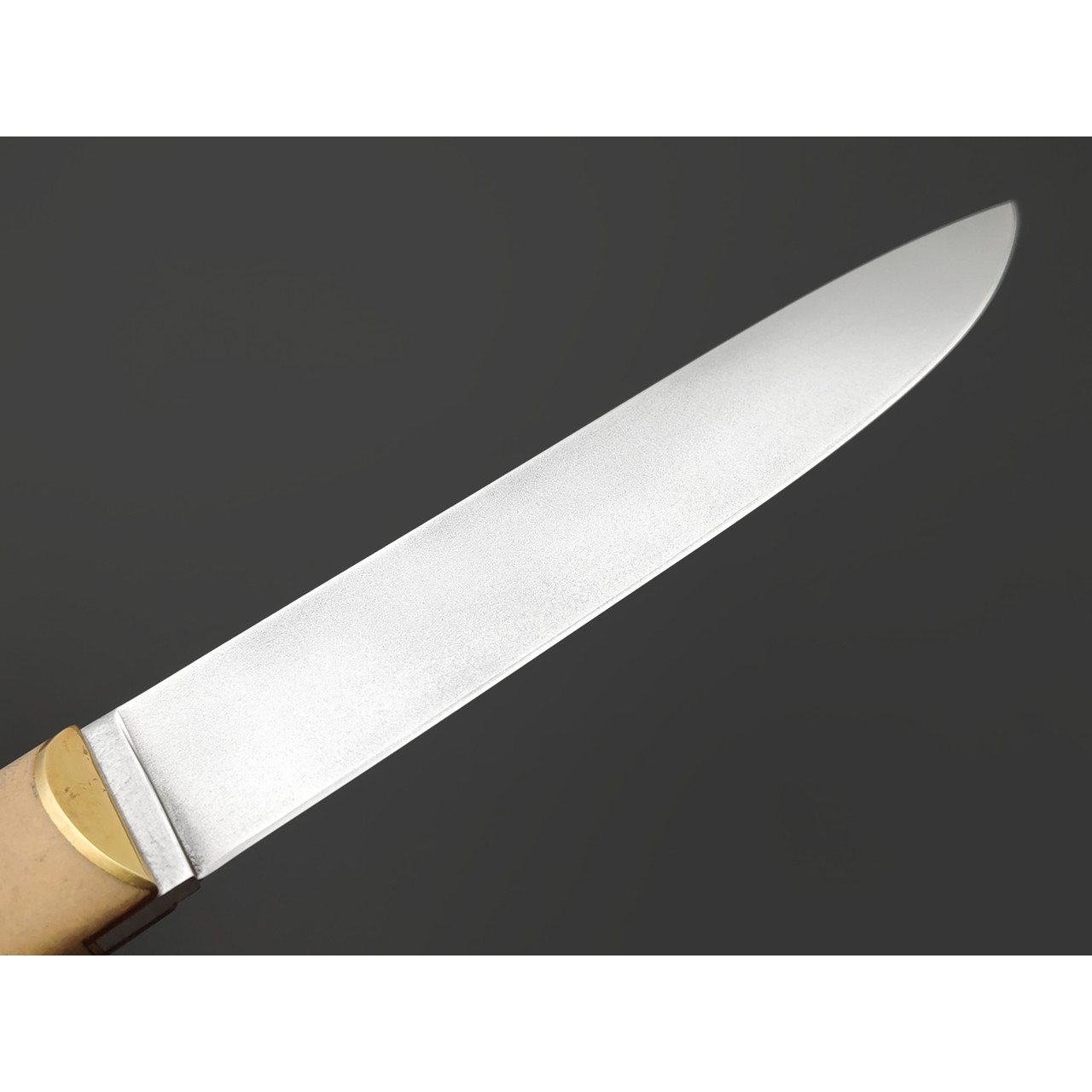 Kappush Knife нож Бычак КМ024 сталь Х12МФ, рукоять стаб. Берёзовый шпальт, латунь