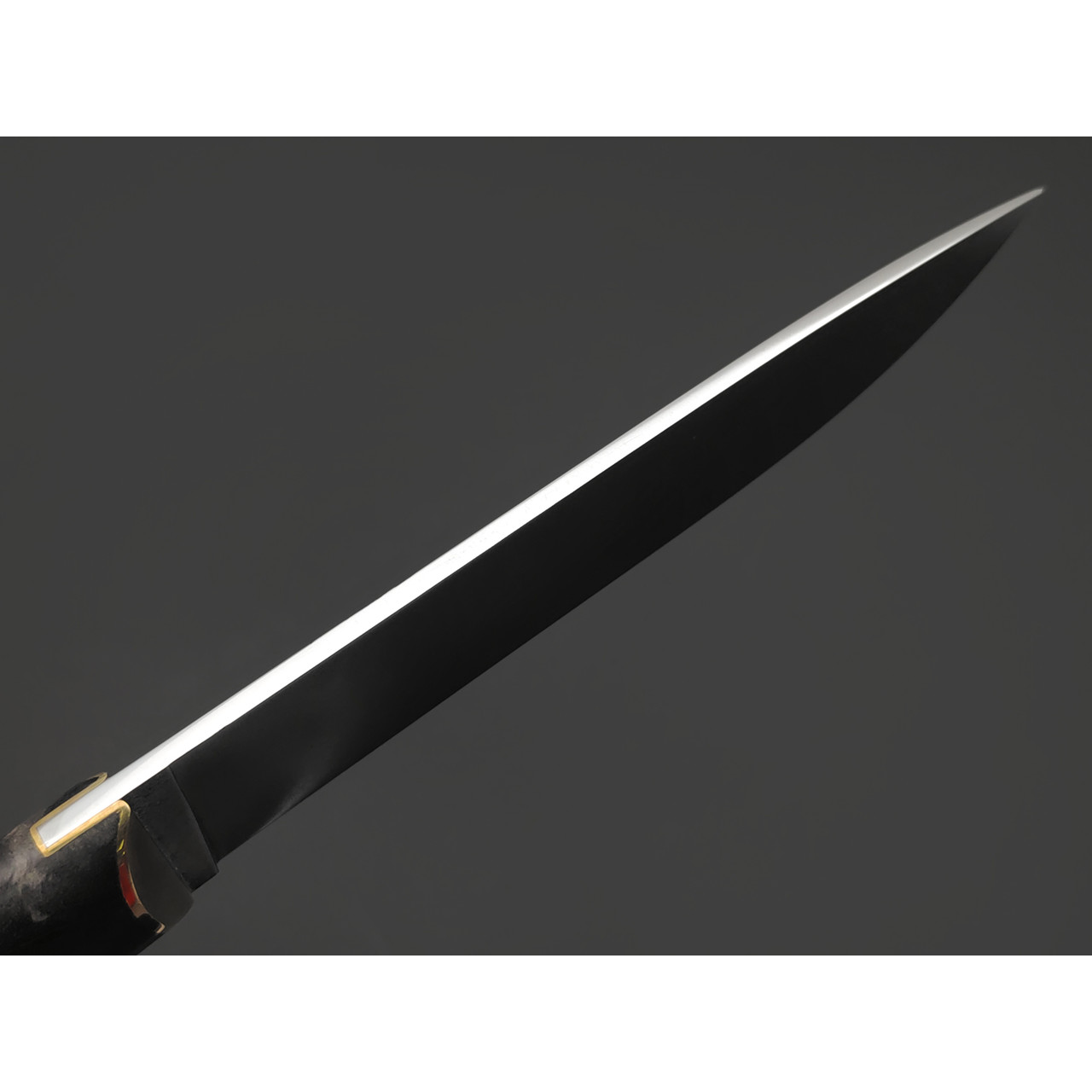 Kappush Knife нож Бычак КМ021 сталь Х12МФ, рукоять Стабилизированное дерево двухцветное, латунь