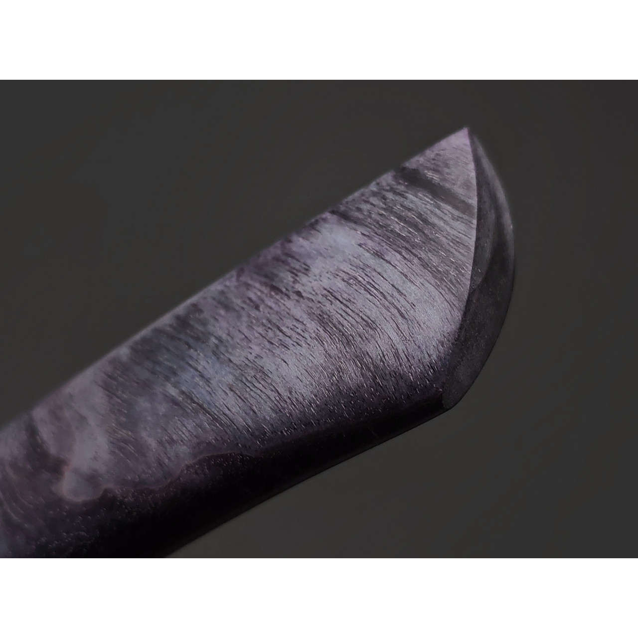 Kappush Knife нож Бычак КМ018 сталь Х12МФ, рукоять Стабилизированное дерево фиолетовое, латунь