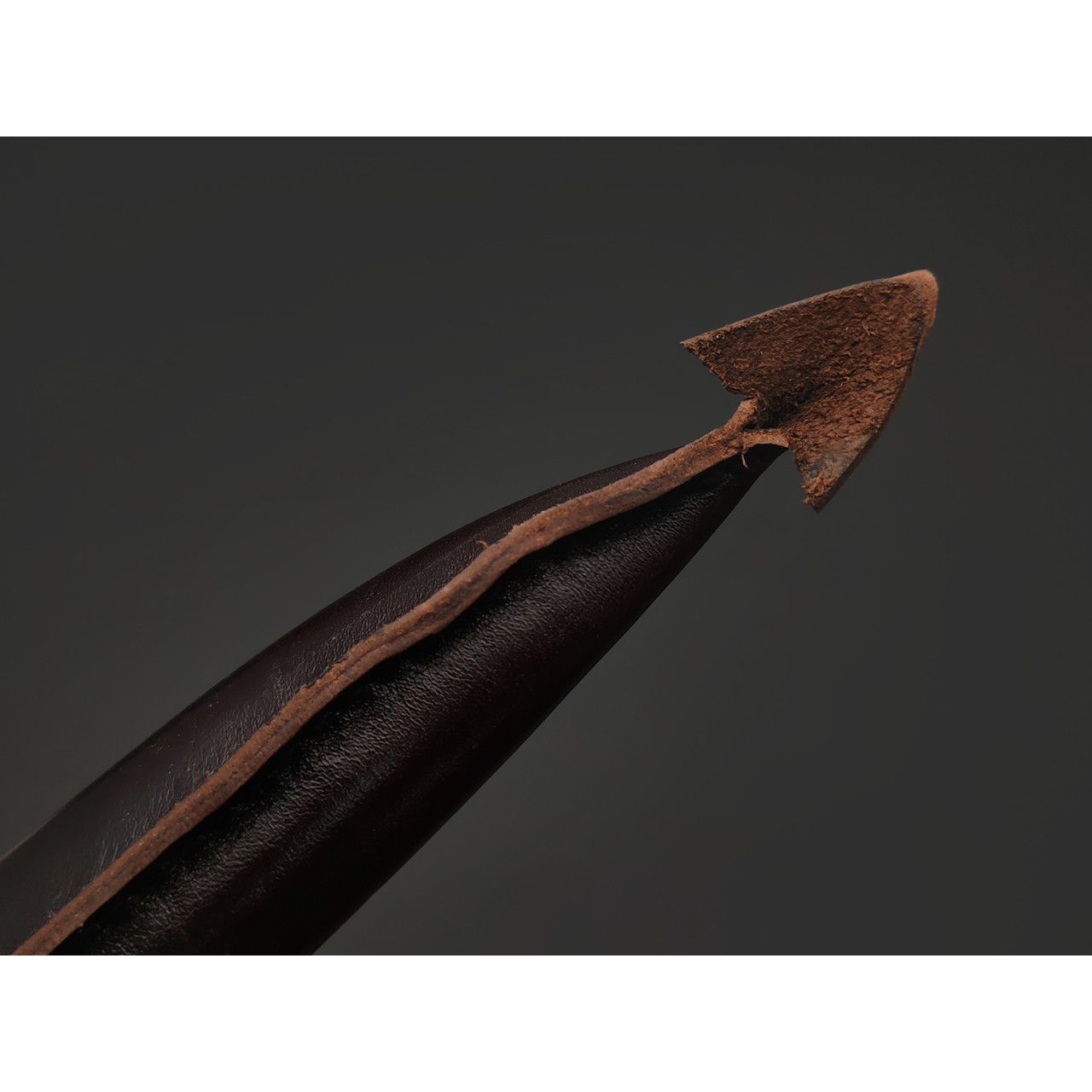 Kappush Knife нож Бычак КМ020 сталь Elmax, рукоять Стабилизированный рог лося, латунь
