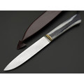 Kappush Knife нож Бычак КМ020 сталь Elmax, рукоять Стабилизированный рог лося, латунь Kappush Knife нож Бычак КМ020 сталь Elmax, рукоять Стабилизированный рог лося, латунь