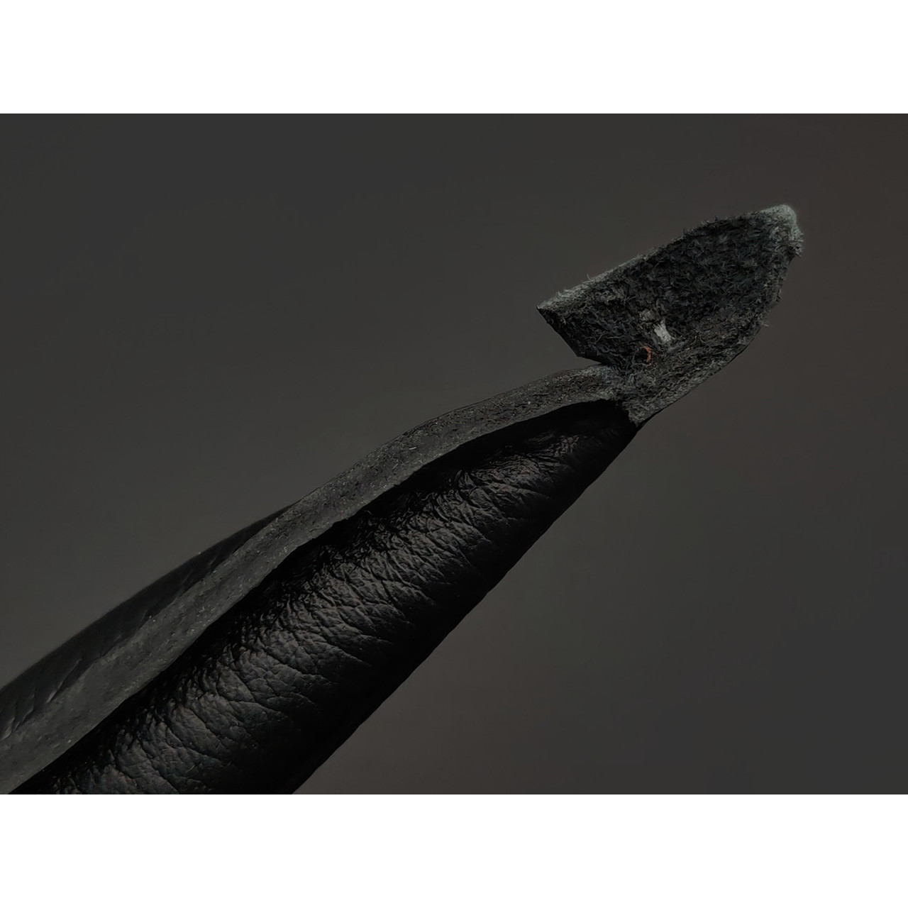 Kappush Knife нож Кезлик КМ001 сталь Х12МФ, рукоять Стабилизированное дерево синее, латунь