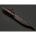 Kappush Knife нож Кезлик КМ007 сталь Х12МФ, рукоять стаб. Дерево двухцветное тёмное, латунь