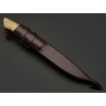 Kappush Knife нож Кезлик КМ003 сталь Х12МФ, рукоять Стабилизированное дерево двухцветное, латунь
