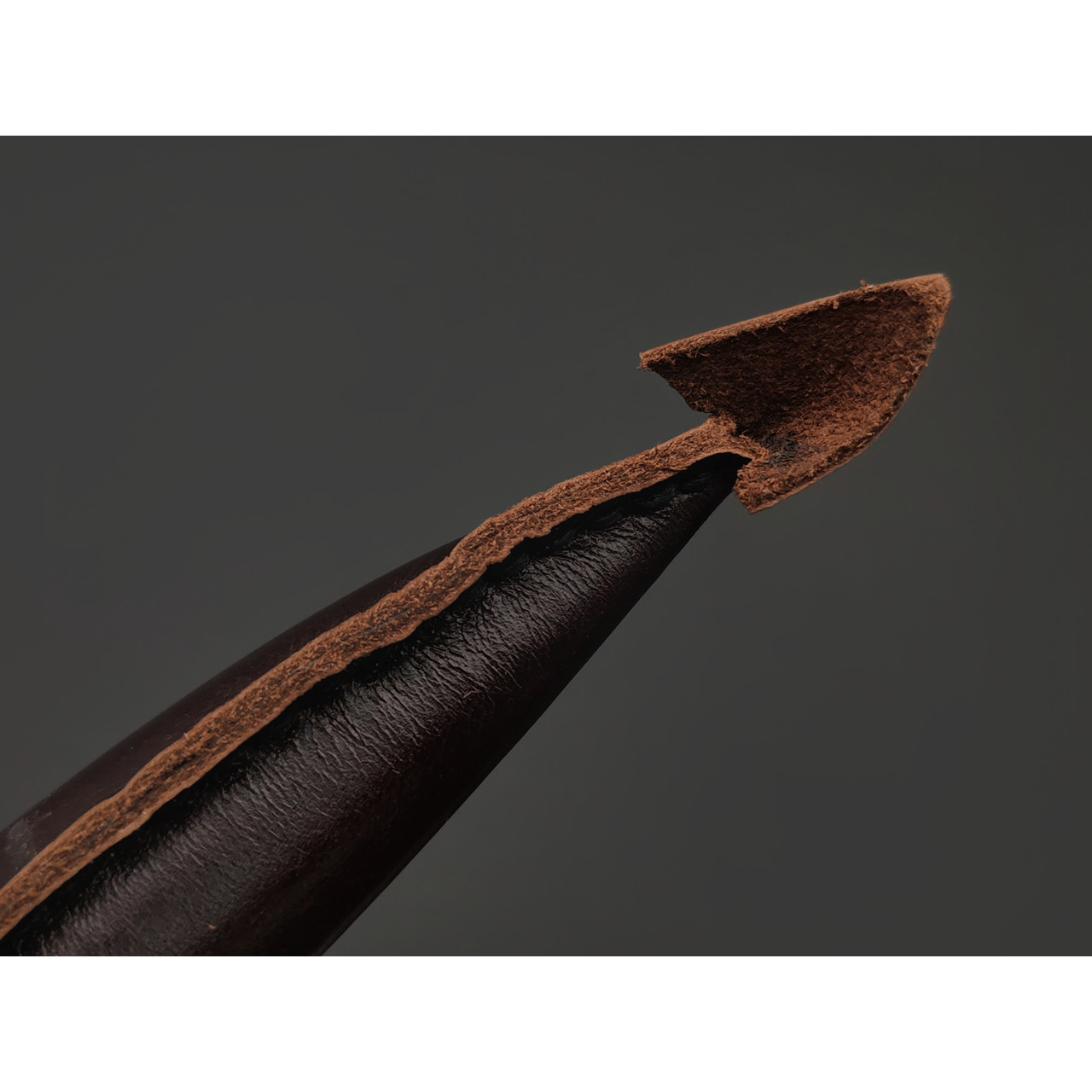 Kappush Knife нож Кезлик КМ003 сталь Х12МФ, рукоять Стабилизированное дерево двухцветное, латунь