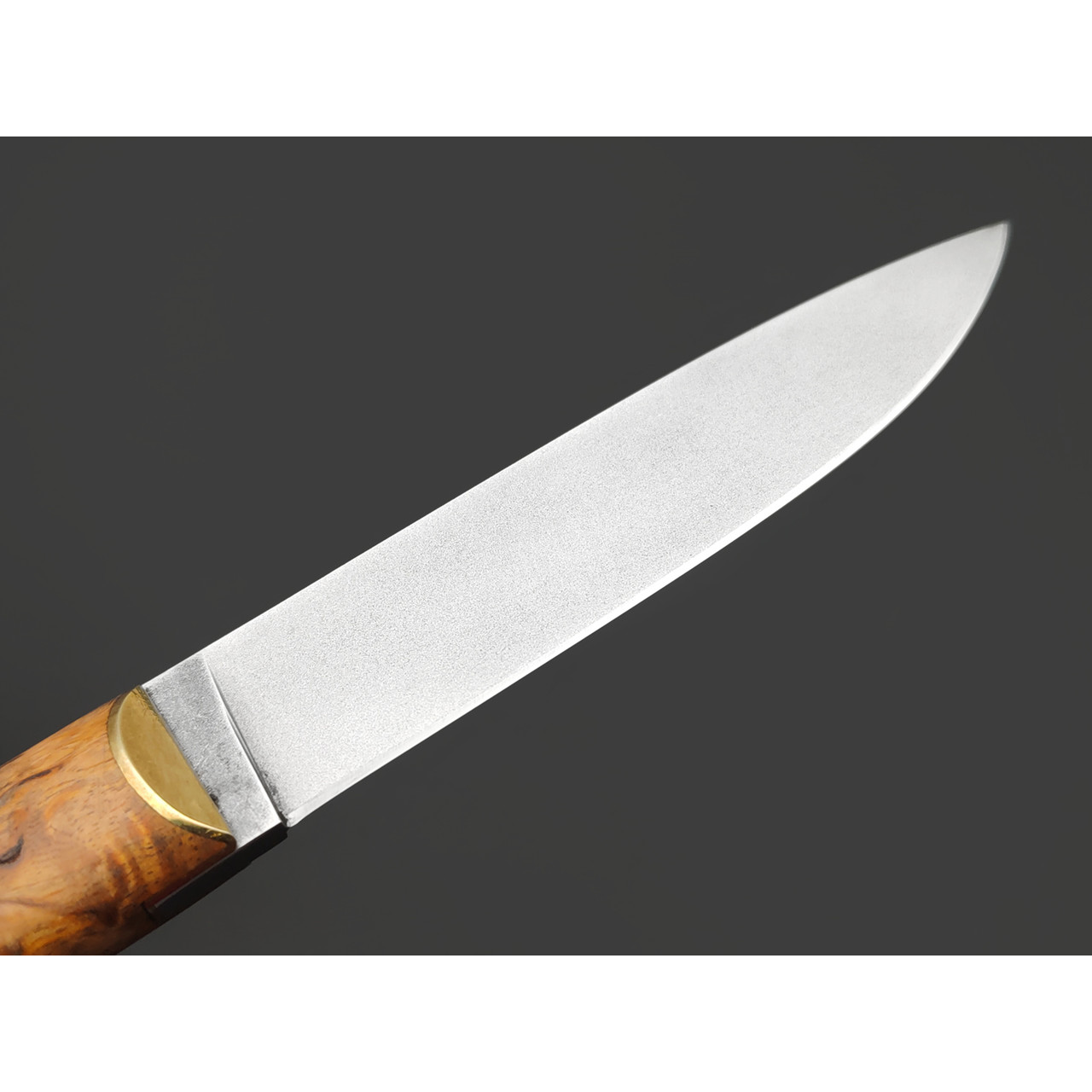 Kappush Knife нож Кезлик КМ003 сталь Х12МФ, рукоять Стабилизированное дерево двухцветное, латунь