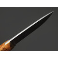 Kappush Knife нож Кезлик КМ003 сталь Х12МФ, рукоять Стабилизированное дерево двухцветное, латунь