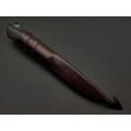 Kappush Knife нож Кезлик КМ002 сталь Х12МФ, рукоять Стабилизированное дерево тёмное, латунь Kappush Knife нож Кезлик КМ002 сталь Х12МФ, рукоять Стабилизированное дерево тёмное, латунь