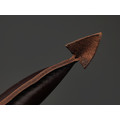 Kappush Knife нож Кезлик КМ002 сталь Х12МФ, рукоять Стабилизированное дерево тёмное, латунь Kappush Knife нож Кезлик КМ002 сталь Х12МФ, рукоять Стабилизированное дерево тёмное, латунь