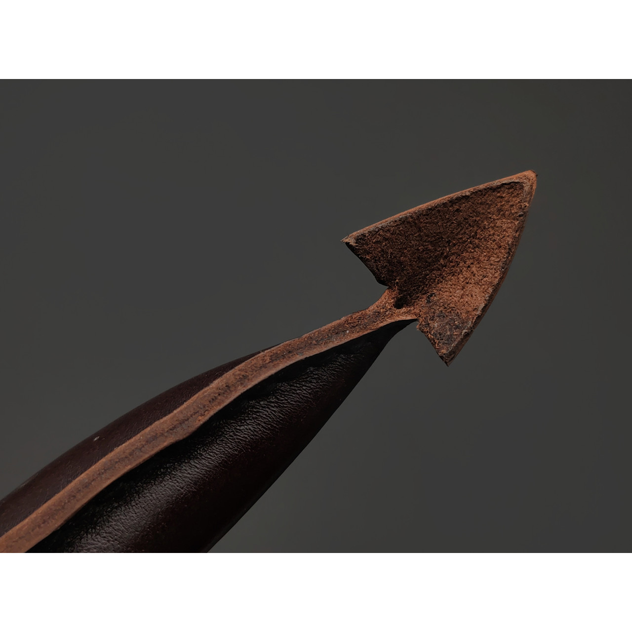Kappush Knife нож Кезлик КМ002 сталь Х12МФ, рукоять Стабилизированное дерево тёмное, латунь