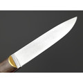 Kappush Knife нож Кезлик КМ010 сталь Х12МФ, рукоять Стабилизированное дерево светлое, латунь