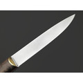 Kappush Knife нож Кезлик КМ006 сталь Х12МФ, рукоять стаб. Дерево двухцветное, стаб. рог лося латунь