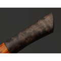 Kappush Knife нож Кезлик КМ006 сталь Х12МФ, рукоять стаб. Дерево двухцветное, стаб. рог лося латунь