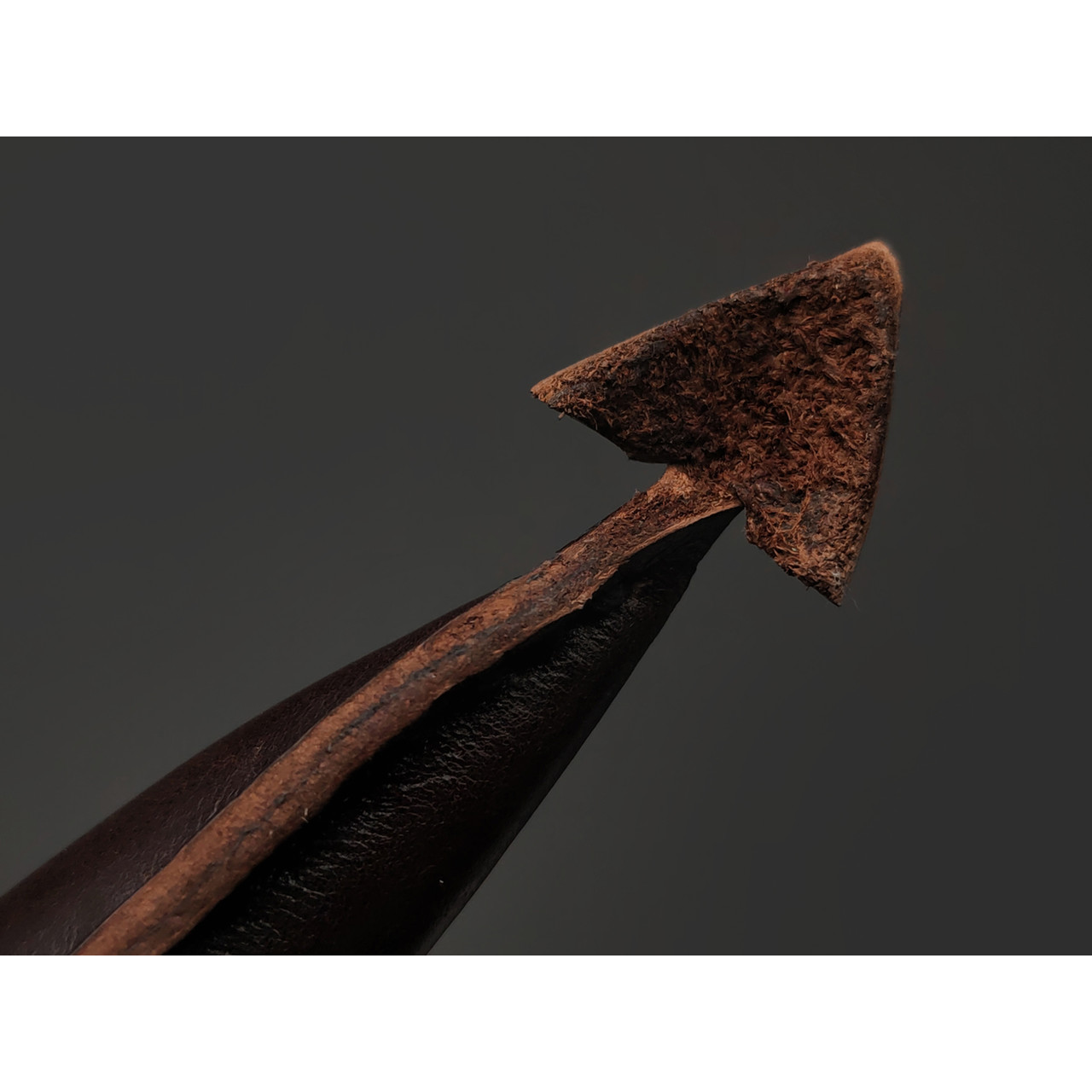 Kappush Knife нож Кезлик КМ006 сталь Х12МФ, рукоять стаб. Дерево двухцветное, стаб. рог лося латунь