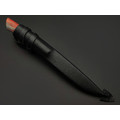 Kappush Knife нож Кезлик КМ008 сталь 440C, рукоять Стабилизированное дерево красное, латунь
