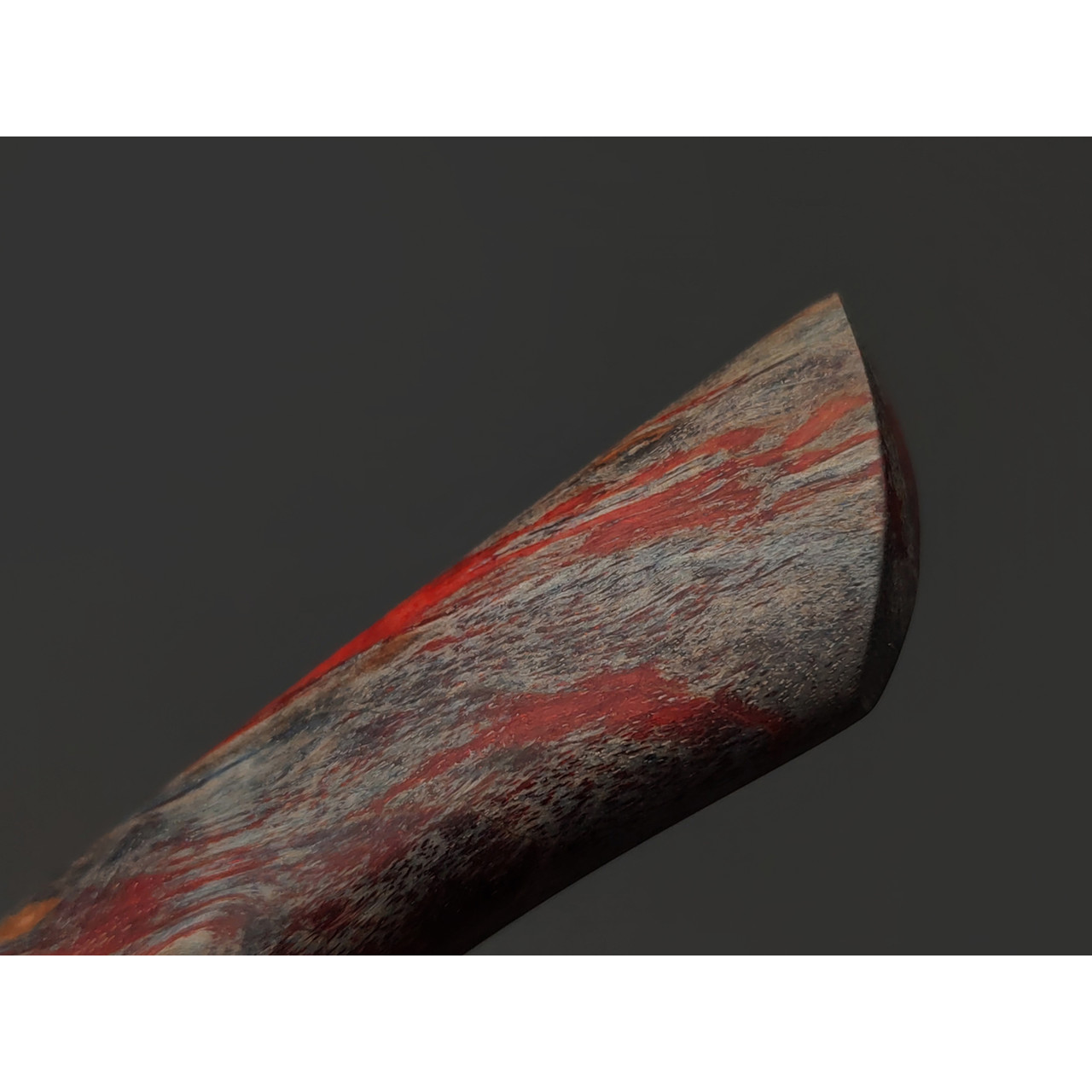 Kappush Knife нож Кезлик КМ008 сталь 440C, рукоять Стабилизированное дерево красное, латунь