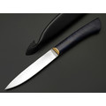 Kappush Knife нож Кезлик КМ009 сталь 440C, рукоять Стабилизированное дерево синее, латунь