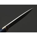 Kappush Knife нож Кезлик КМ009 сталь 440C, рукоять Стабилизированное дерево синее, латунь