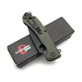 Daggerr нож Resident Olive BW DL сталь 8Cr14MoV блэквош, рукоять FRN olive