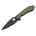 Daggerr нож Resident Olive BW DL сталь 8Cr14MoV блэквош, рукоять FRN olive