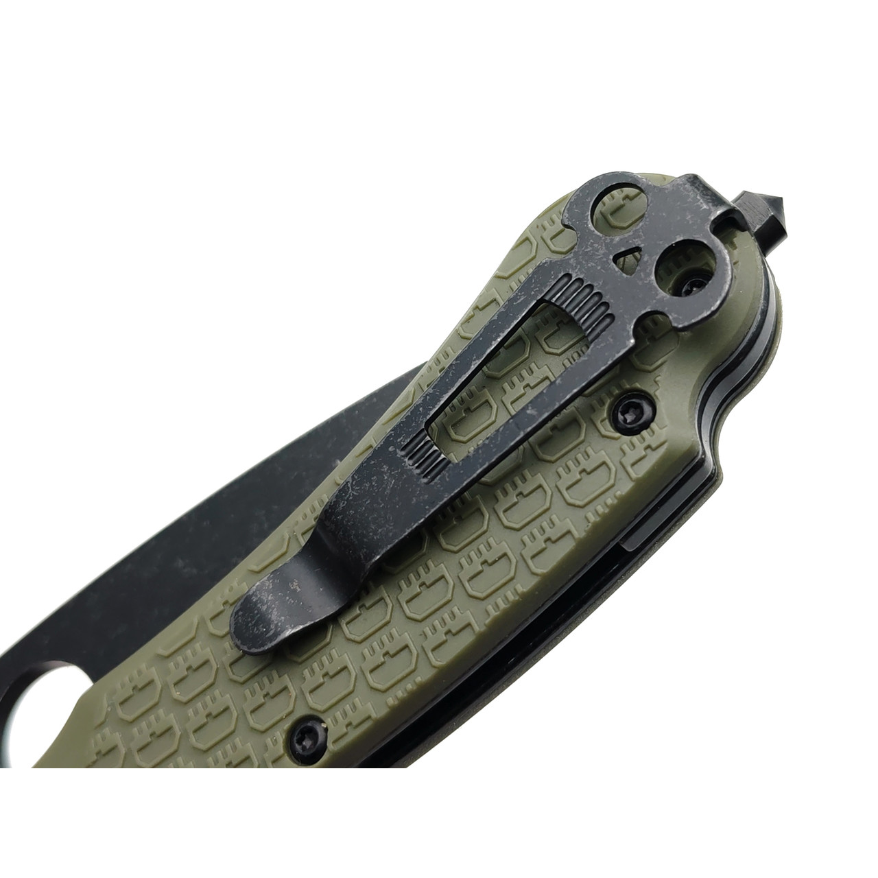 Daggerr нож Resident Olive BW DL сталь 8Cr14MoV блэквош, рукоять FRN olive