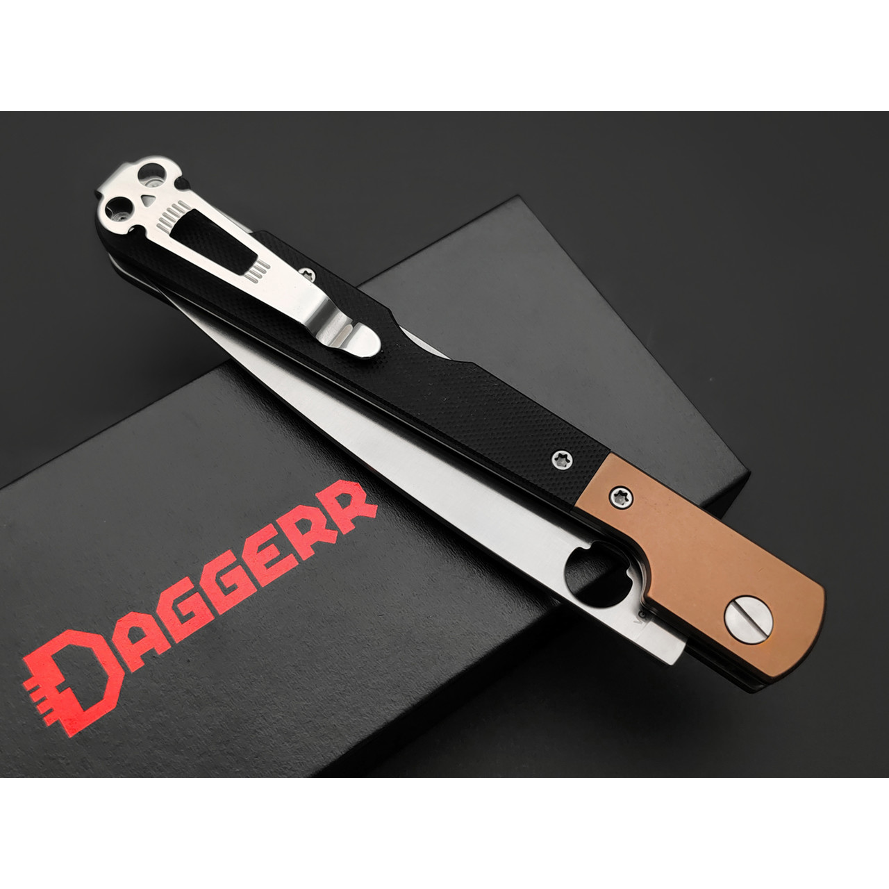 Daggerr нож Corso сталь VG-10 satin, рукоять G10 black, steel