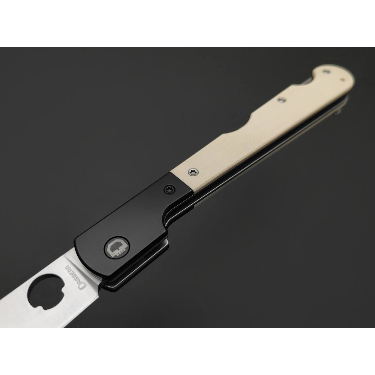 Daggerr нож Corso сталь VG-10 satin, рукоять G10 white, steel