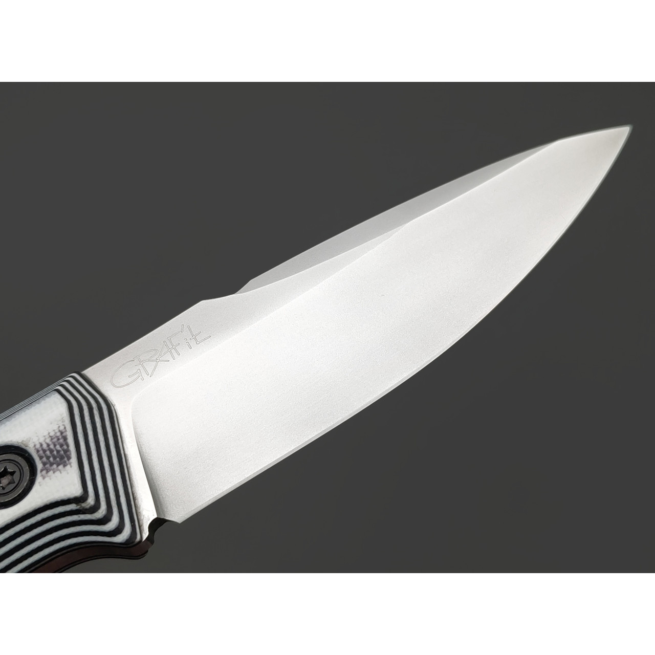 BRK нож Шиповник сталь VG-10 bead blast, рукоять G10 black & white
