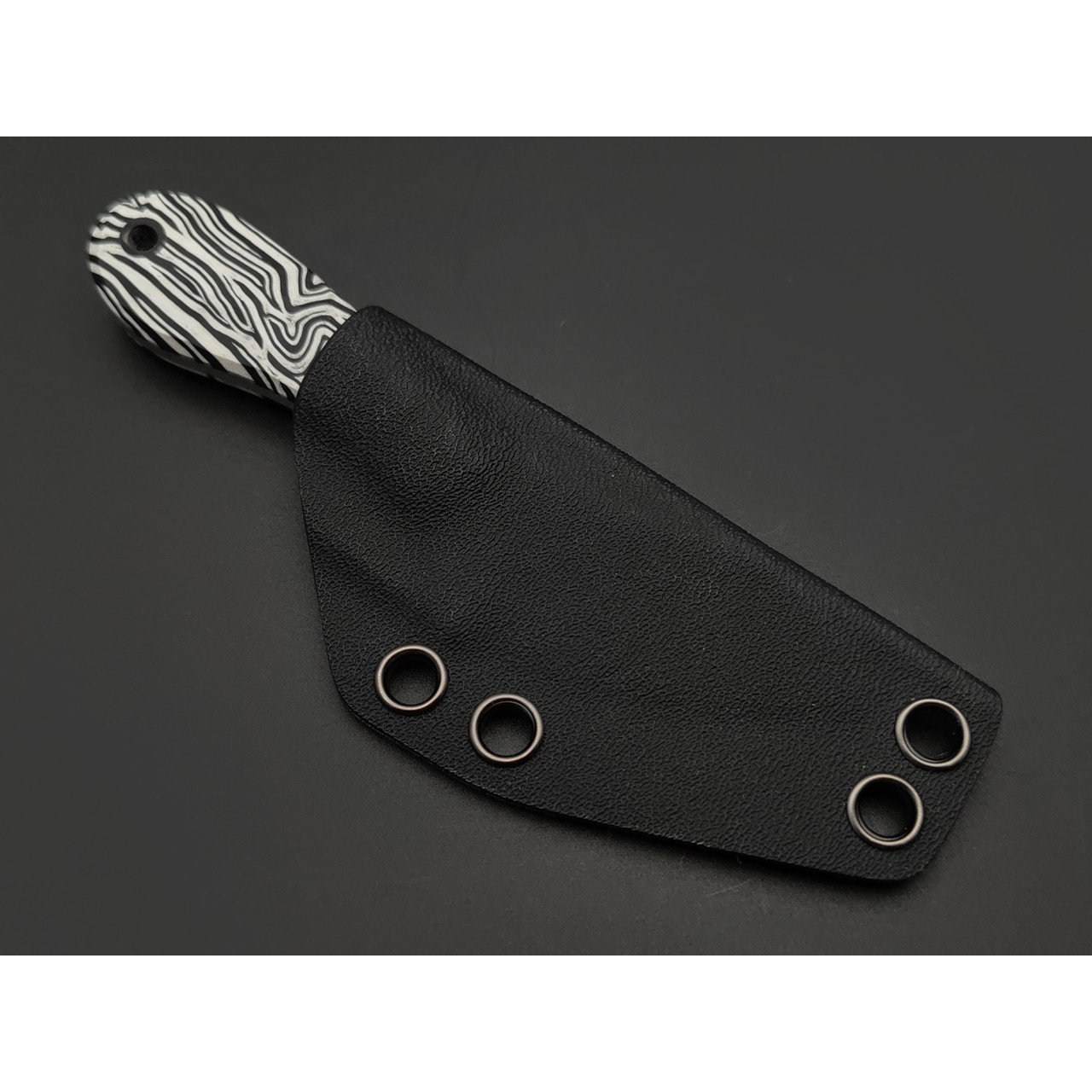 BRK нож Зефирка сталь VG-10, Рукоять G10 chaotic black & white
