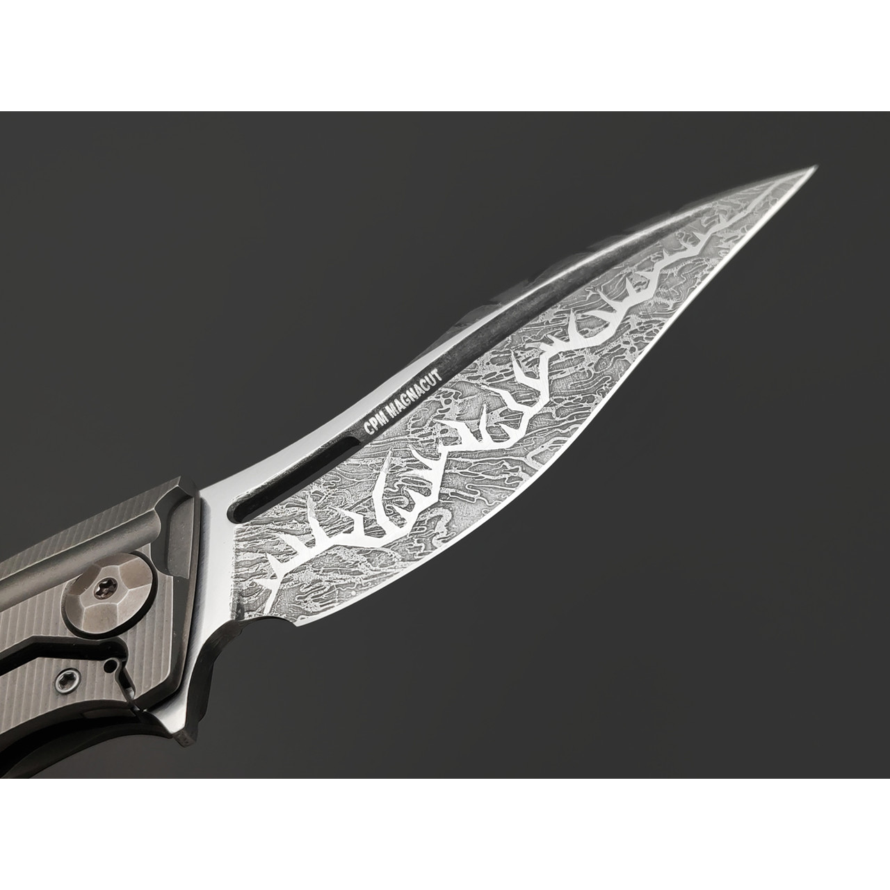 Neyris Knives складной нож Shad сталь CPM Magnacut, рукоять Titanium, timascus