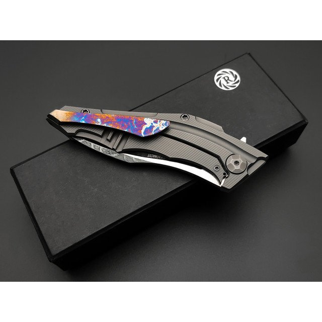 Neyris Knives складной нож Shad сталь CPM Magnacut, рукоять Titanium, timascus