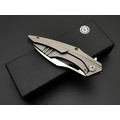 Neyris Knives складной нож Бек сталь CPM Magnacut, рукоять Titanium, timascus, carbon fiber red Neyris Knives складной нож Бек сталь CPM Magnacut, рукоять Titanium, timascus, carbon fiber red