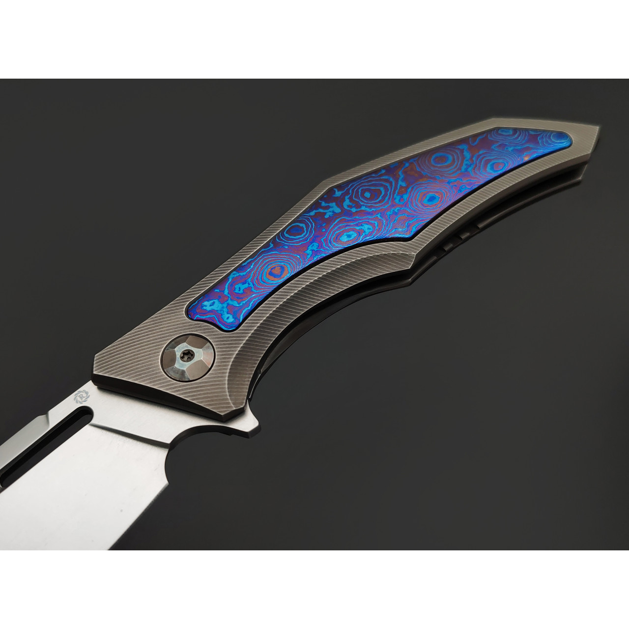 Neyris Knives складной нож Дебу сталь CPM S90V, рукоять Titanium, timascus