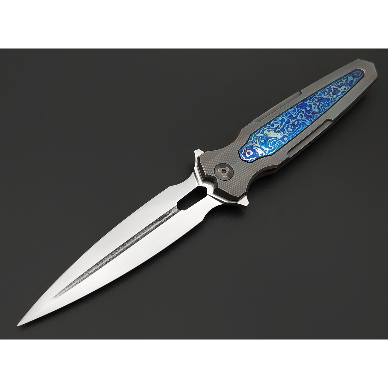 Neyris Knives складной нож ТаоРан Б сталь CPM Magnacut, рукоять Titanium, timascus