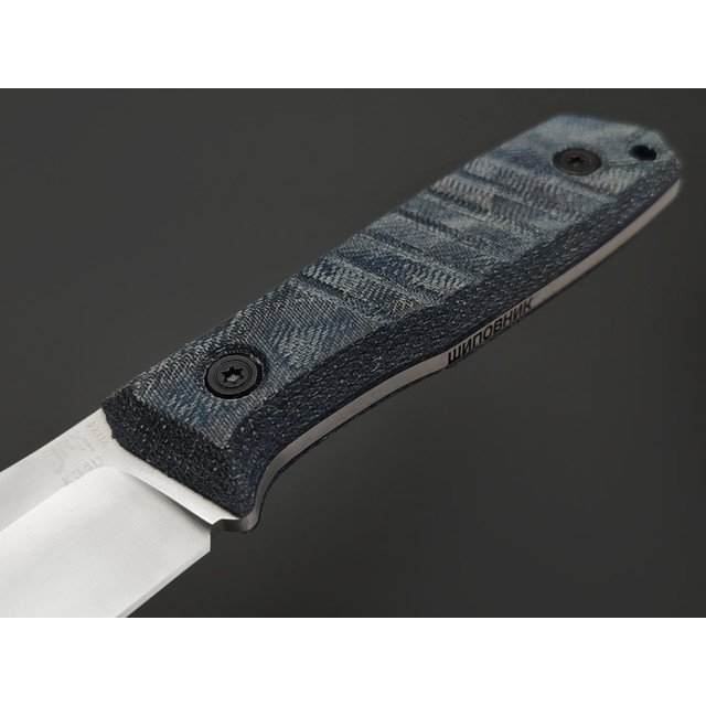BRK нож Шиповник сталь K340 bead blast, рукоять Micarta jeans