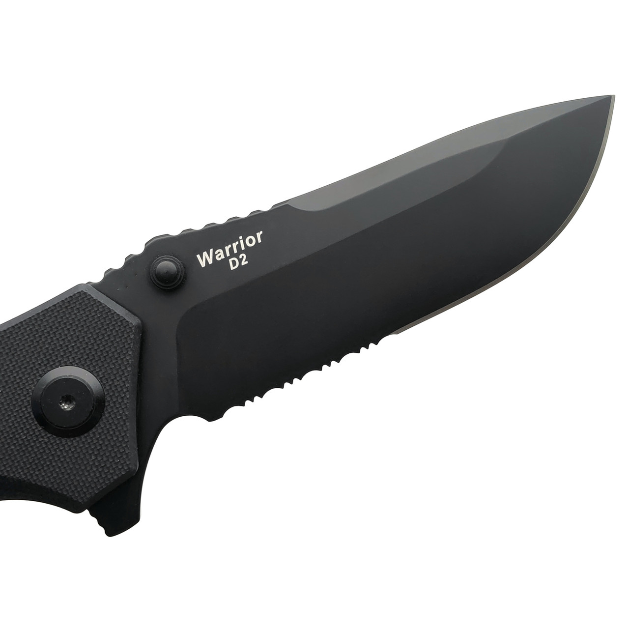 Harnds складной нож Warrior CK7205BK-BT сталь D2 black titanium, рукоять G10 black