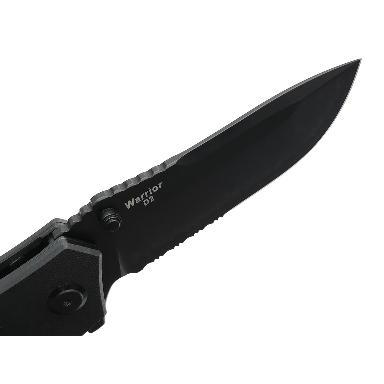 Harnds складной нож Warrior CK7205BK-BT сталь D2 black titanium, рукоять G10 black