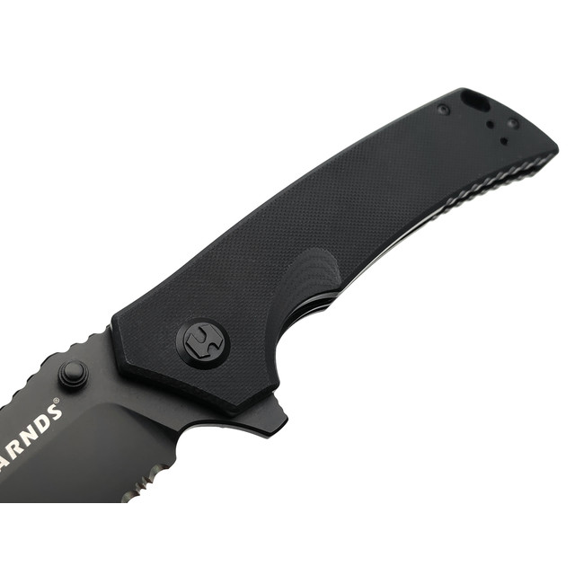 Harnds складной нож Warrior CK7205BK-BT сталь D2 black titanium, рукоять G10 black