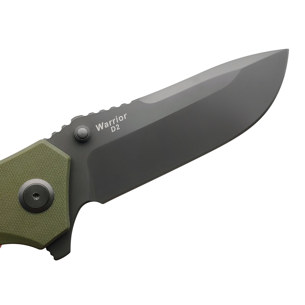 Harnds складной нож Warrior CK7205GN-GT сталь D2 gray titanium, рукоять G10 green
