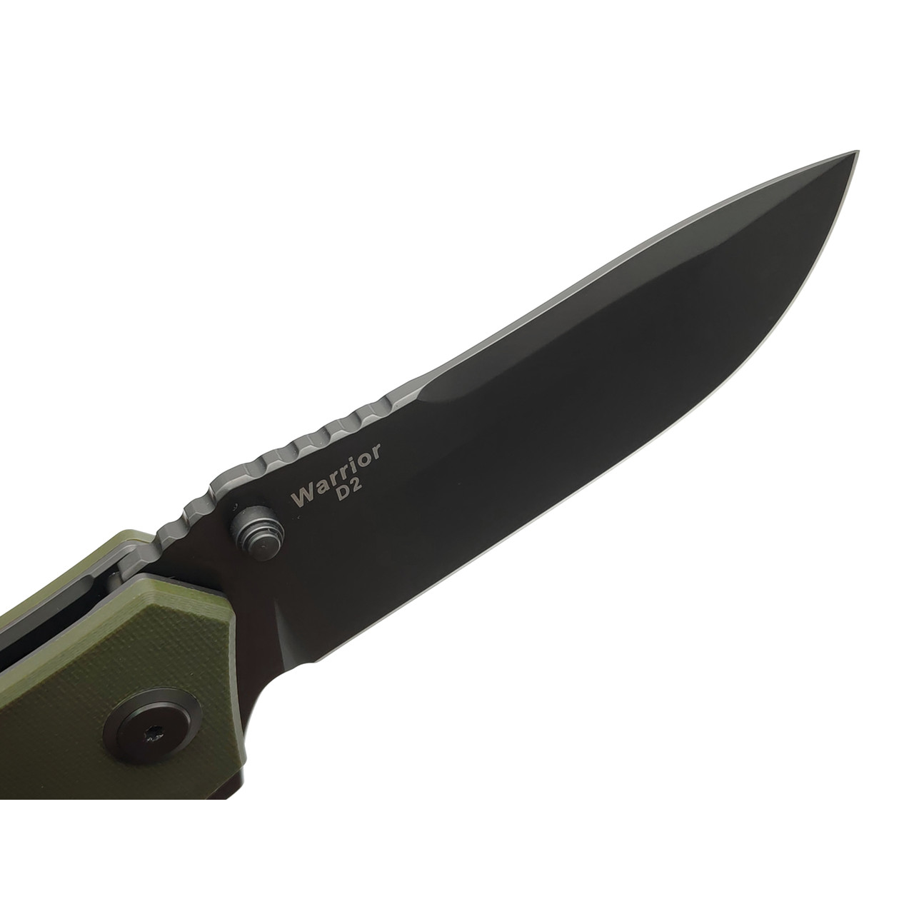 Harnds складной нож Warrior CK7205GN-GT сталь D2 gray titanium, рукоять G10 green