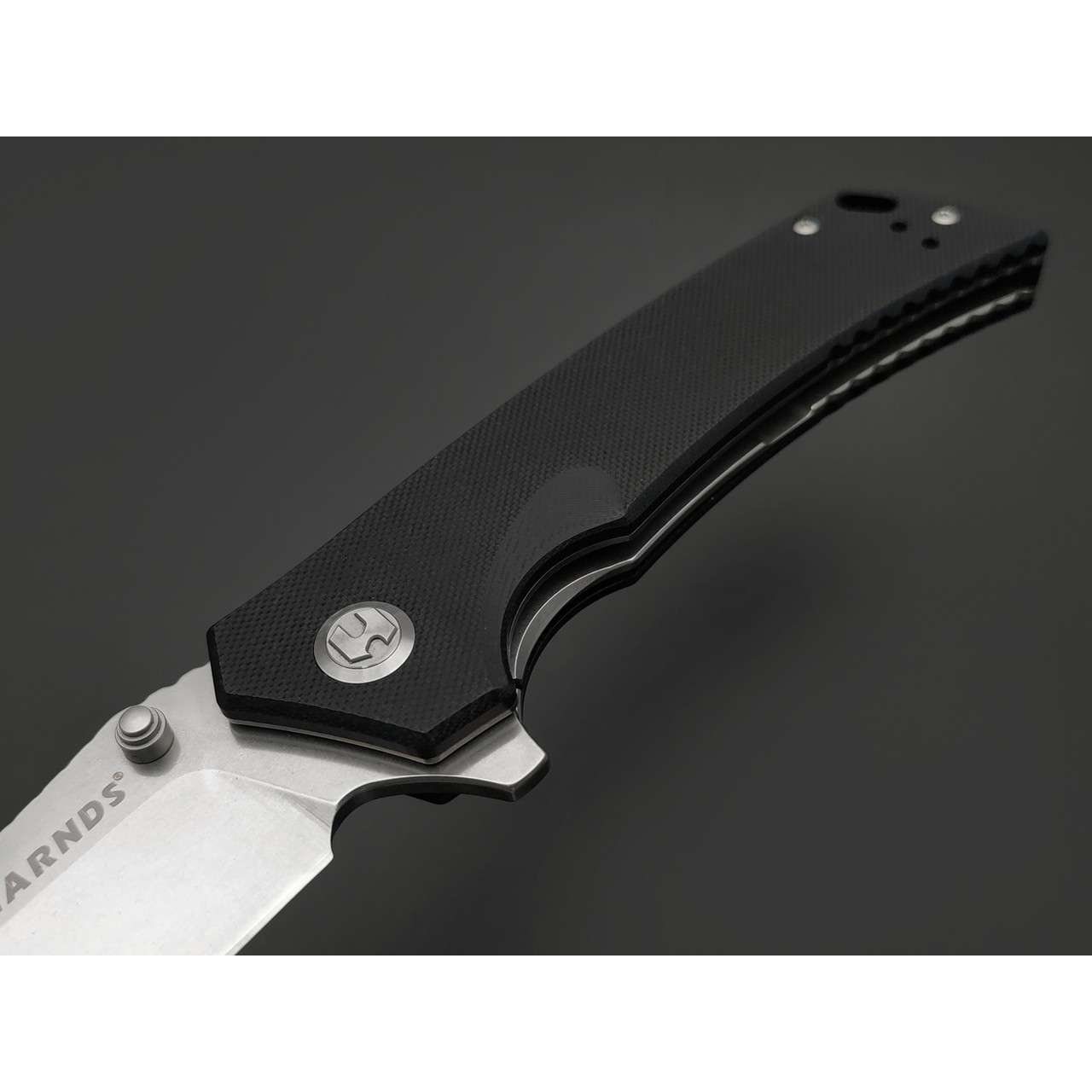 Harnds складной нож Warrior CK7205BK-SW сталь D2 стоунвош, рукоять G10 black