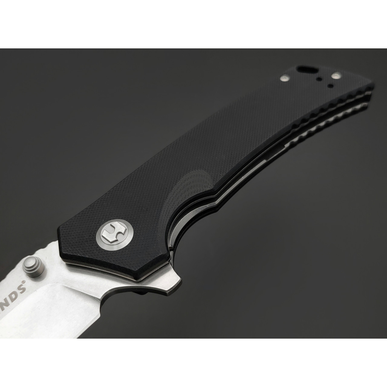 Harnds складной нож General CK7206BK-SW сталь D2 стоунвош, рукоять G10 black