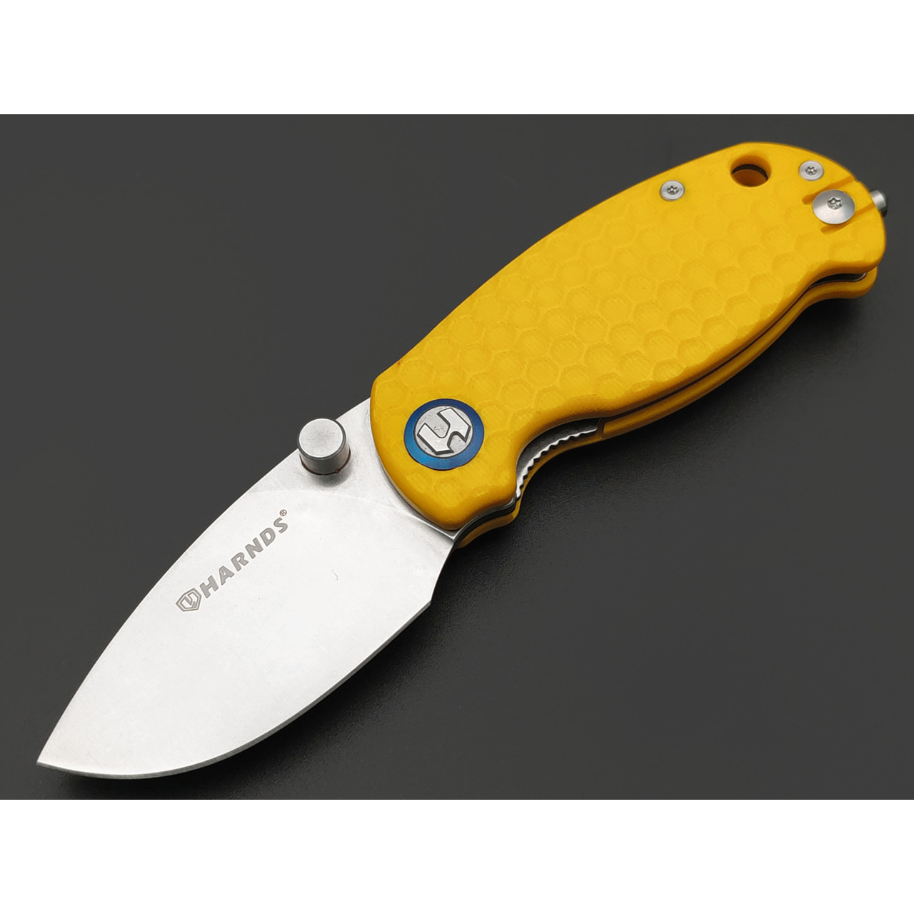 Harnds складной нож Bee CK5016YE-SW сталь D2 satin, рукоять G10 yellow