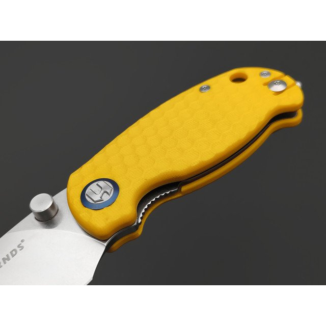 Harnds складной нож Bee CK5016YE-SW сталь D2 satin, рукоять G10 yellow