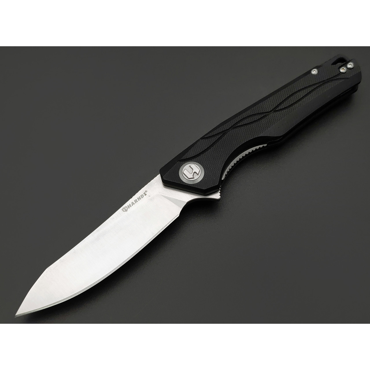 Harnds складной нож Harvest CK9179BK-S сталь 14C28N satin, рукоять G10 black